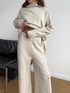 'Keres' Long Sleeve Top and Pants Sweater Set - Celes Fashion